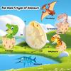 Dinosaur Toys Kids Dough Playset, 55PCS Dino Toys Kit with Molds & Clay, Make Dinosaurs or Create Your Own Models, Storage Case Gift for Boys & Girls Ages 3-8 view 4