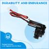 Dotexion Helical Gear Complete Transmission with 050 Brushed Motor 50T for 1/24 RC Crawler SCX24 AX24 Upgrade Black view 4