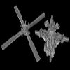 METALLIC DETAILS MDR48299 1/48 UH-60 Main and Tail rotors 3D Printed Detail Upgrade view 3
