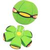 Beoglov Children's Bouncing Ball, Magic Bouncing Ball, Magic Flying Saucer, Automatic Rebound Double The Fun, Children Bouncing Balls Magics (No Light,Green) view 1