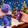 3D Printed Fidget Ball Toy, Twistable Stress Relief Desk Toy for Office Home, 3D Printing-Slime Gear Sphere Sensory Fidget Ball with Liquid Flow Effect for Anxiety Relaxation(Green-2pcs) view 3