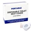 50 Pack Disposable Toilet Seat Cover, Toilet Seat Cover for Travel, Individually Wrapped, Potty Training Ideal for Adults (50Pack) view 1