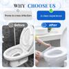 50 Pack Disposable Toilet Seat Cover, Toilet Seat Cover for Travel, Individually Wrapped, Potty Training Ideal for Adults (50Pack) view 4