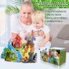500 PCS Magnetic Blocks - Magnetic Building Blocks Cubes, STEM Montessori Toy Set, Stacking Magnets for Kids - Magnet Cubes for Boys & Girls 3+ Educational Stacking Toy Birthday Gift for Children view 3