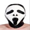 AiCc stylists Halloween 'Scream' Ghost Latex Costume Hood Rubber Mask Cosplay (S) view 1