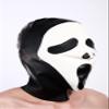 AiCc stylists Halloween 'Scream' Ghost Latex Costume Hood Rubber Mask Cosplay (S) view 2