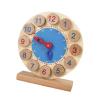 FytStycale Teaching Clock Kids Education Puzzle Assembling Toy Wood Clock Toy Learning Secondary Children School Students view 1