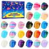 Fenoee 24 Pack 3D Printed Dragon Eggs with Dragon Inside,Prefilled Easter Dragon Egg for Basket Stuffers,Animals Toy Party Favors for Kids,Goodie Bags Stocking Stuffers for Teen Boys Grandkids Girls view 1