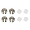 Spring Retainers with Piston Heads High Strength Durable Aluminum Alloy Plastic Upgrade Accessory for TRXXAS Slash 2WD RC Car 4 Pack Black Silver Blue Titanium (BT Titanium Color) view 1