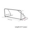 Colaxi RC Crawler Truck Body Rear Body Frame Direct Replace Easy to Install Accessories Titanium Alloy Upgrades Parts for 1/10 Scale view 4