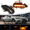 Car LED Dynamic Turn Signal Light For Lexus For IS GS ES CT RC RC F Sport 2x LED Dynamic Turn Signal Light Indicator Side Wing Mirror Sequential Lamp Left And Right view 2