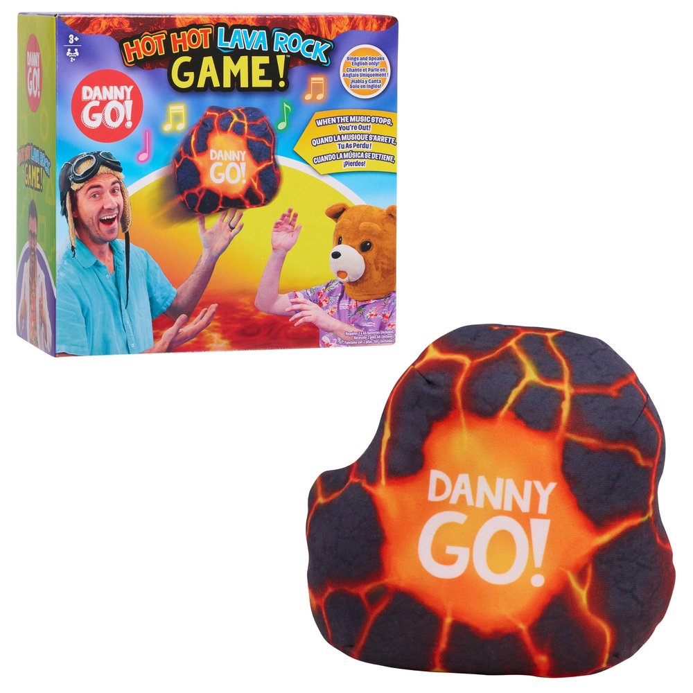 Danny Go! Hot Hot Lava Rock Game, Interactive Toss Game with Lights and Music