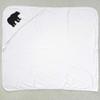 Azeeda 'Bear Silhouette' Baby Hooded Towel (HT00038718) view 4