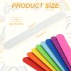 uxcell 5 Pcs Silicone Slap Bracelets Bulk, Snap Wristbands Bracelets Multicolor Bands Wraps for Party Favors, Classroom Reward, DIY Painting Crafts, White view 2