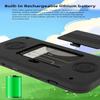 32 Bit Retro Mini Handheld Game Console | Preloaded 600 Fun Video Games with 3.0" IPS LCD Color Display | Rechargeable Mini Portable Arcade Game | Blue-Red ( Multiplayer Remote Control Included) view 2