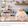 3-Pack 8" Make Your Own Stuffed Animal Kit - No Sew Crafts for Kids - DIY Children Dinosaur Pillow - Unstuffed Plush Animals Kit (Pig-Giraffe-Elephant) view 2
