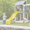 10-Foot Waterfall Slide for Playsets  Long, Thrilling & Safe Ride | TUSK Strong (Yellow) view 3