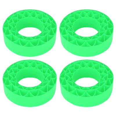 Silicone Tire Insert Vibrant Color 1.9in Tire Foam Set for RC Vehicles (Green)