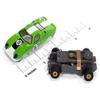 Auto World SC415 Thunderjet 1966 Ford GT40 (Green & White) HO Scale Slot Car view 3