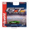 Auto World SC415 Thunderjet 1966 Ford GT40 (Green & White) HO Scale Slot Car view 4