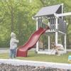 10-Foot Waterfall Slide for Playsets  Long, Thrilling & Safe Ride | TUSK Strong (Burgundy) view 3