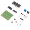 ZJchao Digital Clock Kits, 4 Digit Digital Clock Set 4 Digit Electronic Welding Clock Kits with Second Correction Function for Schools view 1