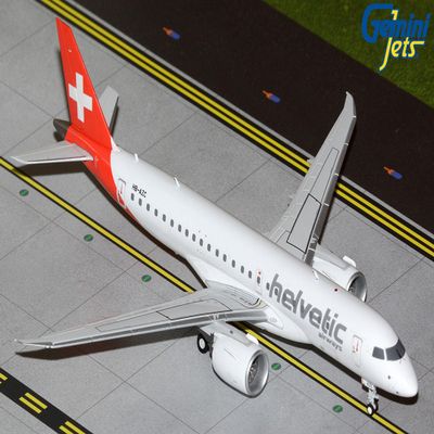 GeminiJets G2OAW1388 Helvetic Airways Embraer 190-E2 HB-AZC; Scale 1:200