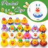 30 Pack Easter Rubber Ducks-2.3 Inch Bulk Floater Ducks for Ducking Assortment Rubber Duckies for Kids Baby Bath Toys,Birthday Gifts Party Favors Summer Beach Pool Activity Toys view 2