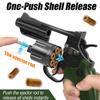 2 Pack Revolver Toy Gun with 80 Soft Bullets, 24 Shells, Fidget Gun Toy for Boy, Toy Pistol Gun for Kids, Semi-Automatic Toy Foam Blaster Gun Gift for Christmas Birthday Halloween (Green+Gray) view 3
