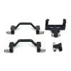 Rc Upgrades Parts For WPL C64 1/16 RC Car Parts Metal Upgrade Front And Rear Pull Rod Mount Servo Fixed For Seat(Black) view 1