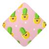 Kigai Cute Cartoon Cacti Hooded Baby Towels, Ultra Soft & Absorbent Muslin Cotton Baby Bath Towel for Babies, Infants, Toddlers 35x35 Inch view 1