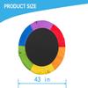 43-Inch Tree Swing Replacement FabricSaucer Swing Replacement CoverRound Saucer Swing Seat Cover, Oxford FabricColorful view 2