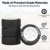 1/14 RC Car Tires and Wheels, daitoku 12mm Hex RC On-Road Drift Tires for Tamiya M08/05/06 MF-01X 1/14 Hyper 14303 14304 14210 - Style A (White) view 4