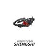 YIIABSLEP Punk style, dark crow, sweet and cool style, high-end feeling, light luxury, open mouth love, and deep space Qin Che ring view 2