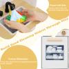 Costzon Kids Play Kitchen, Little Chef Montessori Cooking Toy Playset w/ 2 Stoves, Rotation Knobs, Faucet, Sink, Dishwasher, 2 Drawers & Cabinet, Wooden Kitchen Playset for Girls Boys Aged 3+ (White) view 3