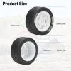 1/14 RC Car On-Road Drift Tires, daitoku 12mm Hex RC Racing Tires for Tamiya M08/05/06 MF-01X - Style B (White) view 4