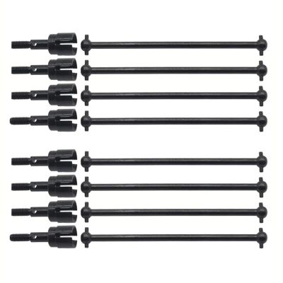 Compatible with HSP 94111 94108 94170 1/10 RC Car Upgrade Modification Parts 8Pcs Steel Dogbone Drive Shaft Wheel Axle 08029 02033 RC Car Accessories