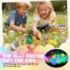 15PCS 3D Printed Dragon Egg Glow in the Dark,3D Dragon Eggs Set with Display Stand,Mini Dragons Eggs Set Fidget Toy,Easter Egg Stuffers,DIY Craft Kit ,Dino Eggs for 5-7 4-6 8-12 Year Old Boys Girls view 2