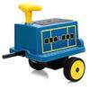 12V 2-Seater Ride On Train Carriage, Kids Ride On Toy Car Carriage with 2 Speeds, One-Button Start, Headlights, Horn, Rubber Wheels, Extra Storage for Gift Kids(Blue) view 1