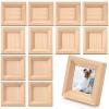 12 Pcs Dollhouse Picture Frames 1:12 Scale Miniature Picture Frames for Dollhouse Small Photo Frame Mini Wooden Dollhouses Accessories Mini House Decoration Simulation for Craft Artwork(1.7 Inches) view 1