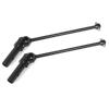 Compatible with KM for Rally 1/7 RC Car Upgrade Modification Parts Accessories 2pcs Metal Front CVD Driveshaft RC Car DriveShafts view 1