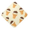 Kigai Icecream Cones Hooded Baby Towels, Ultra Soft & Absorbent Muslin Cotton Baby Bath Towel for Babies, Infants, Toddlers 30x30 Inch view 1