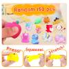 150 Pcs Mochi Squishy Toys Party Favors Mini Squishy Toy Bulk Classroom Prizes Kids Goodie Bag Stuffers for Kids Bulk Christmas view 3