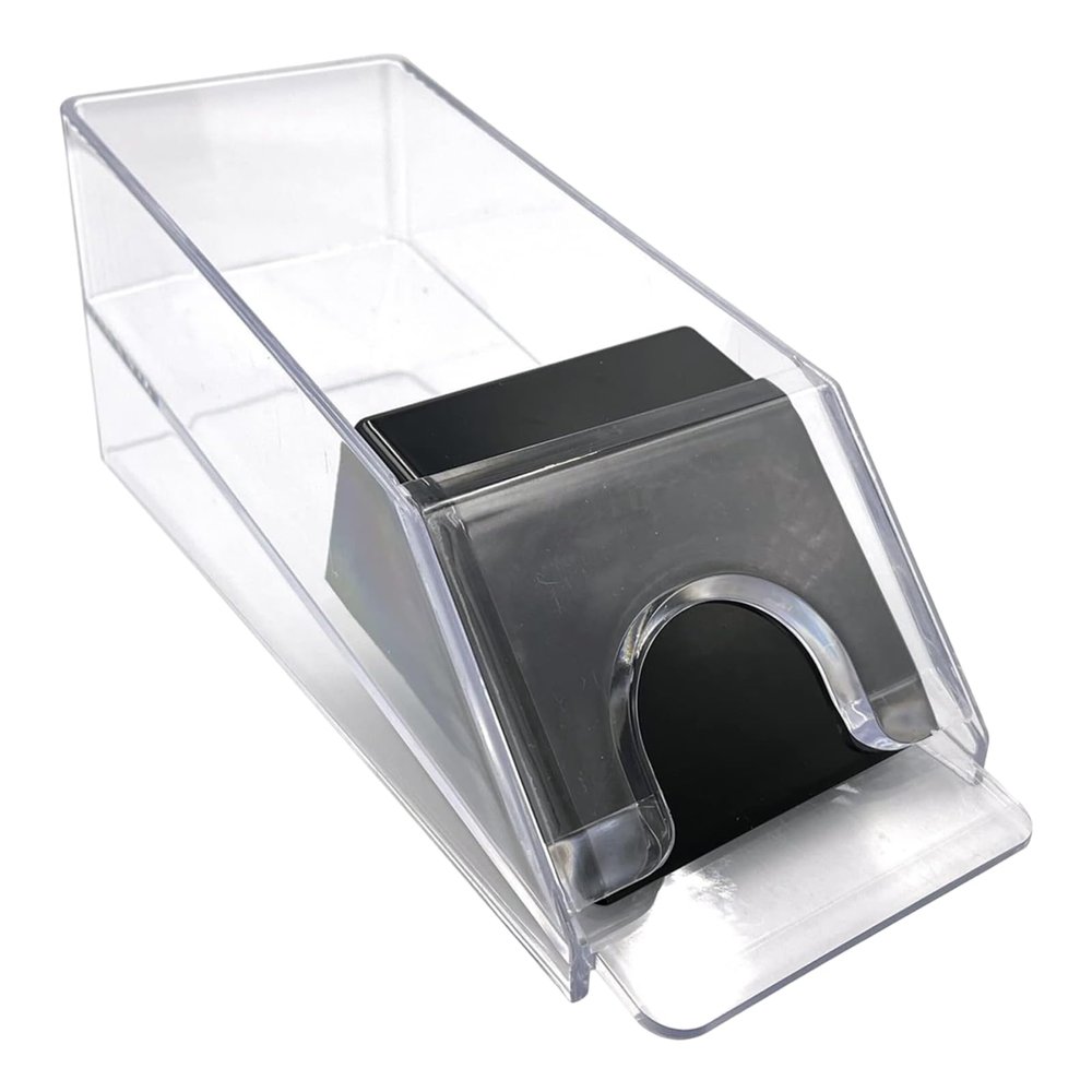 4 Deck Clear Acrylic Blackjack Shoe Perfect for Home Casino Games