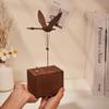 3D Flying Swan Wooden Music Box Model with Elegant Wing Movement and Crystal-Clear Sound, Natural Walnut Wood for Home & Office Decor, Ideal for Adults & Collectors view 4