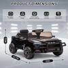 Electric Car for Kids, Licensed RAM 12V Ride on Truck w/Remote Control, Toddler Ride on Toys with Music, 3 Speeds, LED Lights, Suspension, Gift for Boys Girls view 2