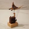 3D Wooden Kinetic Manta Dynamic Model, Natural Walnut & Beech Wood for Home, Office & Desktop Relaxation Decoration and Diplay, Creative Gift for Adults & Collectors view 2