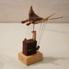 3D Wooden Kinetic Manta Dynamic Model, Natural Walnut & Beech Wood for Home, Office & Desktop Relaxation Decoration and Diplay, Creative Gift for Adults & Collectors view 4