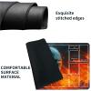 HGGJFLYX Playmat with Zone for MTG,24x14 Inch for TCG Playmat with Non-Slip Rubber Base,Smooth Surface Stitched Edges,Magic Card Game Mat with Storage Desk Mousepad,Fiery Ghost Entity view 4