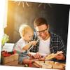 BESPORTBLE 36pcs Wooden Mallet Hammer Smooth Mini Hammers for Boys Interactive Play Fun Solid Wood Construction view 2